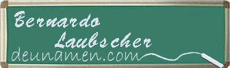 Bernardo Laubscher Visitenkarte